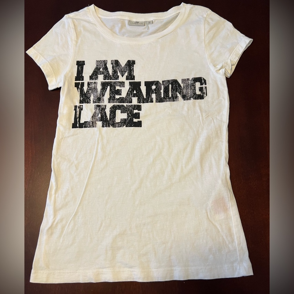 New no tags white Small coton t-shirt